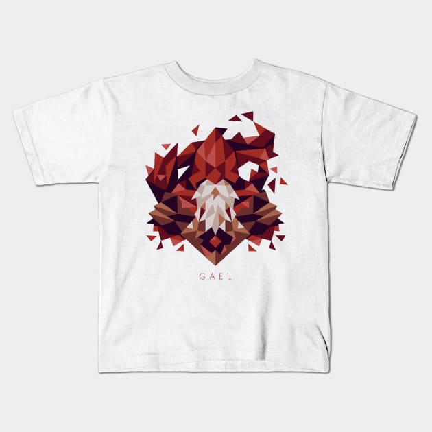 Slave Knight Gael Kids T-Shirt by nahamut